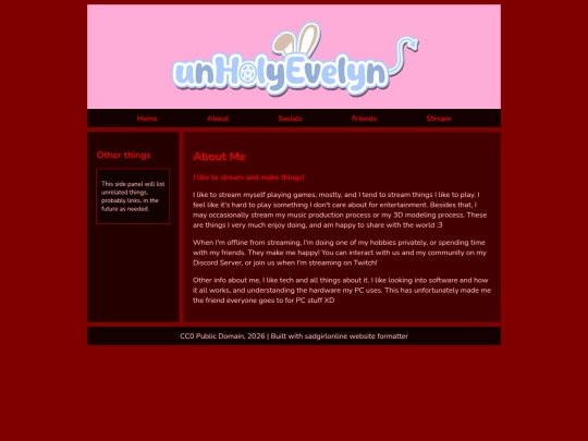 Website screenshot