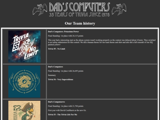 History/history screenshot