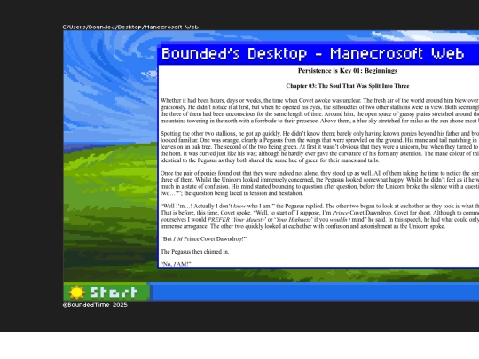 Persistence is Key 01: Beginnings (OLD)/chapter03 screenshot