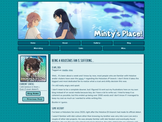 Website screenshot