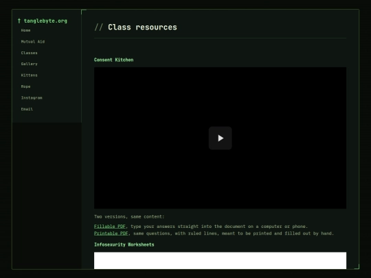 class screenshot