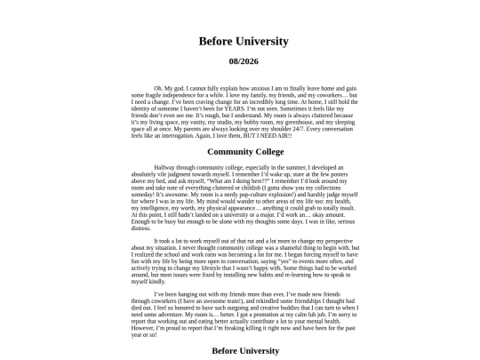 Journal/entry1 screenshot