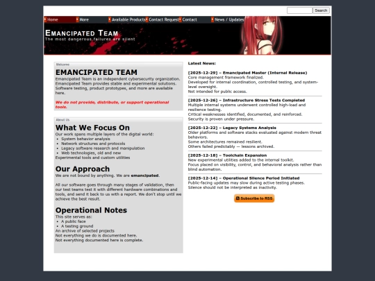Website screenshot