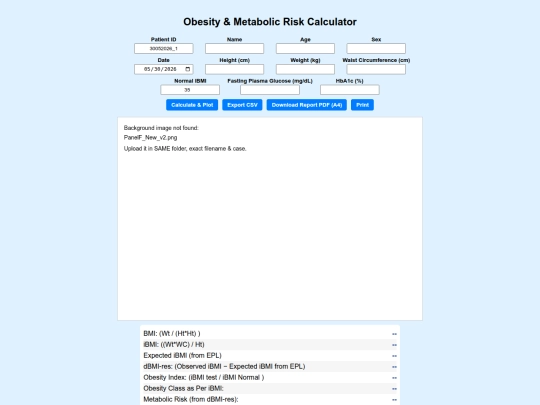 calculators/Obesity_Risk_Calculator screenshot