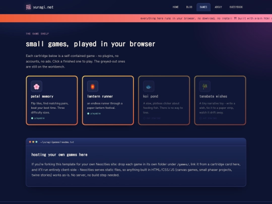 games screenshot