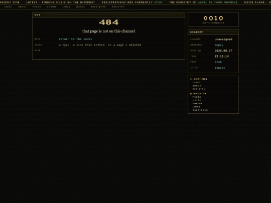 not_found screenshot