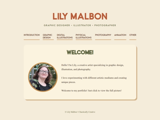 Portfolio screenshot