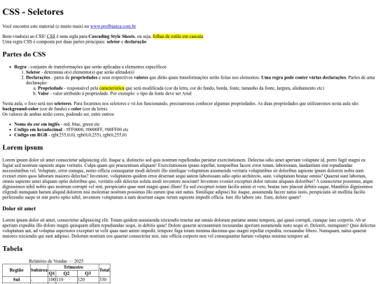 01_PraticaSeletores screenshot