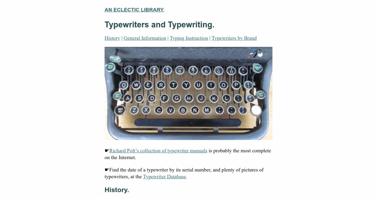 Typewriters