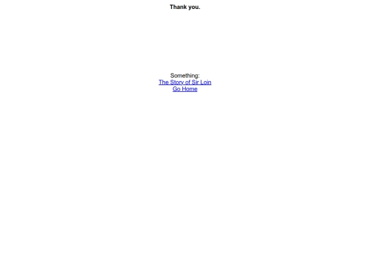 thankyou screenshot