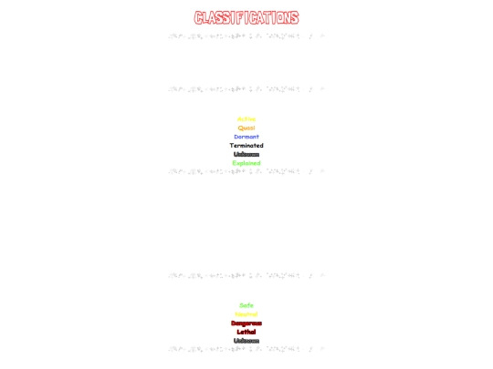 classifications screenshot