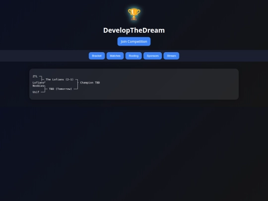 DevelopTheDream_Competition_v2 screenshot