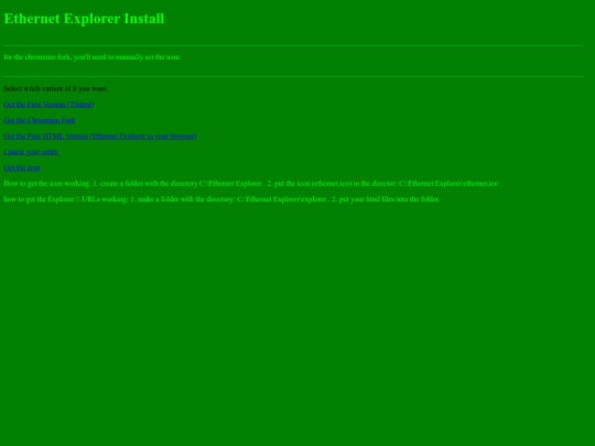 EXE-Install screenshot