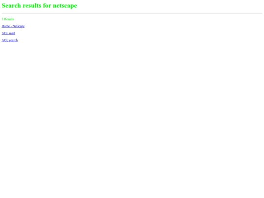 KatOS Search/netscape screenshot