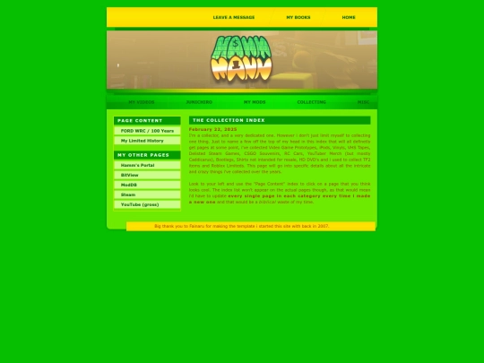 collectionindex screenshot