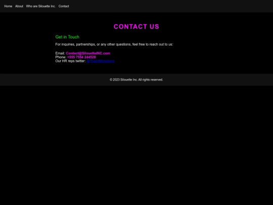 contact screenshot