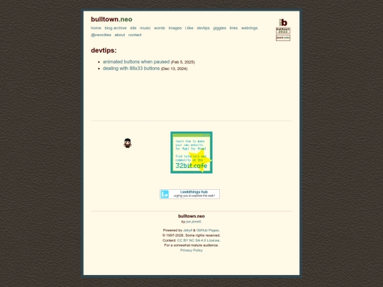 Website screenshot