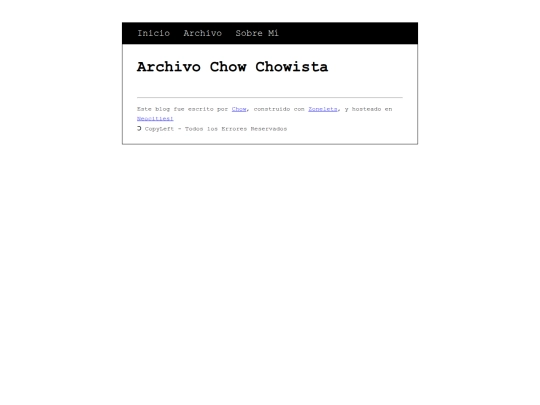 archive screenshot