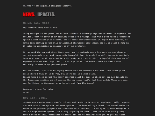 changelog screenshot