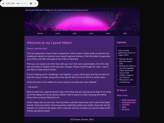 Website screenshot