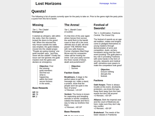 quests screenshot