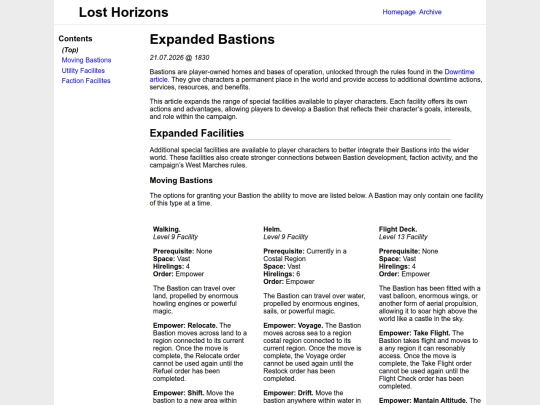 rules/bastions screenshot