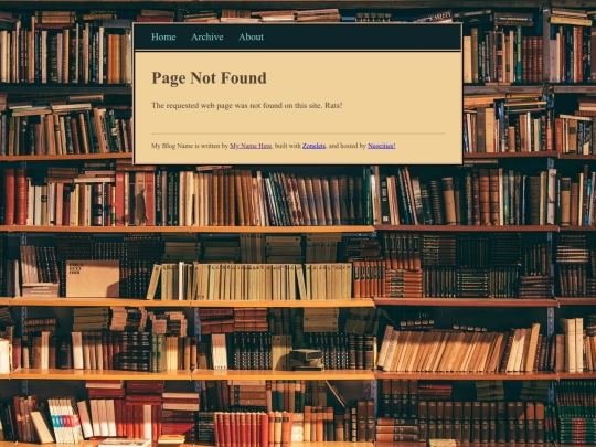 blog/not_found screenshot