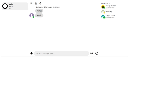 chat screenshot
