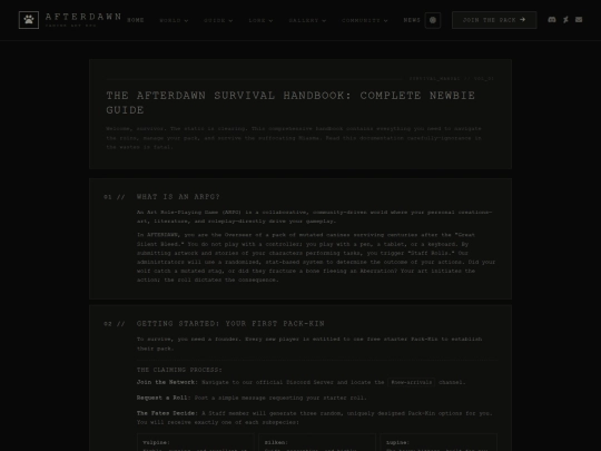 newbie-guide screenshot