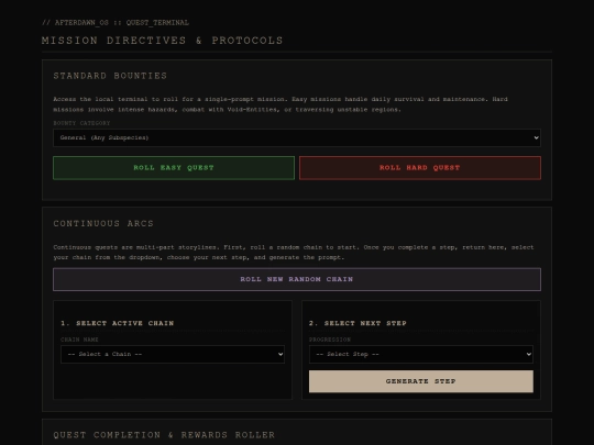 quests screenshot
