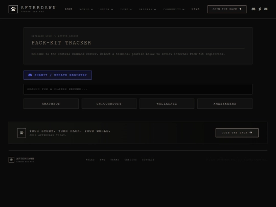 tracker screenshot