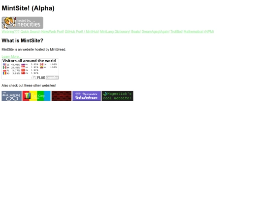 Website screenshot