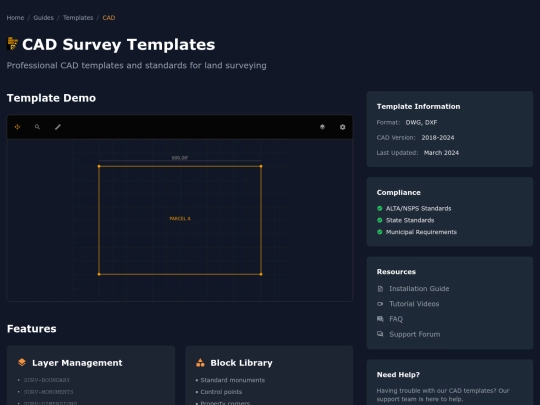 CAD Templates Library