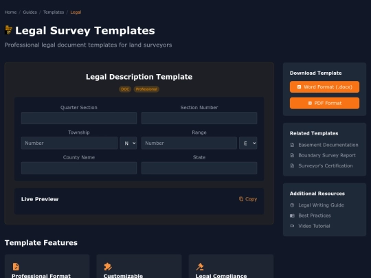 Legal Description Guide