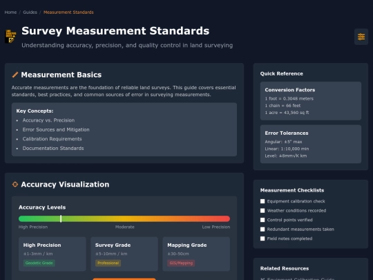 Measurement Standards Guide