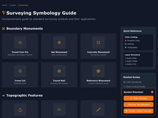 Surveyor Symbols Reference Guide