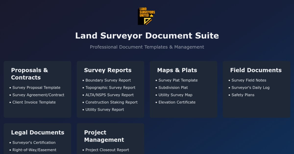 Land Surveyor Document Suite