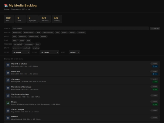 media_backlog screenshot