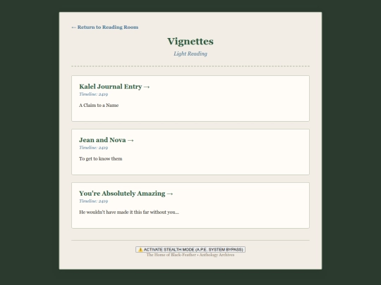 Vignettes screenshot