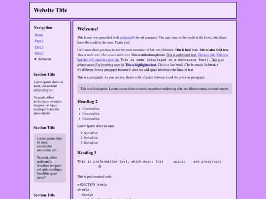 Website screenshot