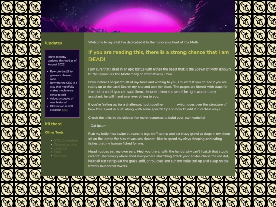 Website screenshot