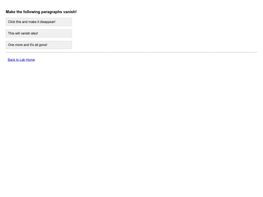 jquery-exercise1 screenshot