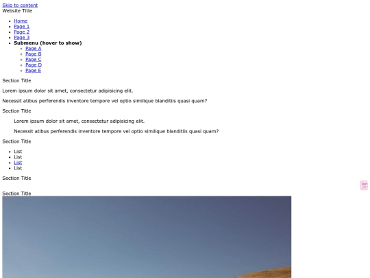 layout screenshot