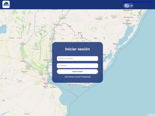 login screenshot