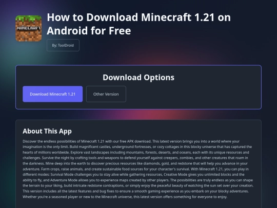 Website screenshot