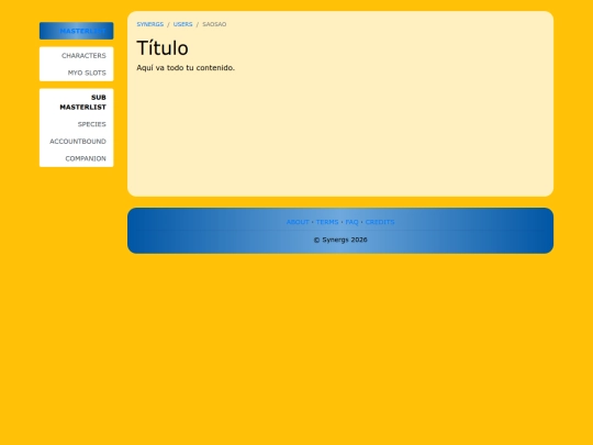 TEST/Inicio screenshot