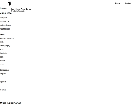 Website screenshot