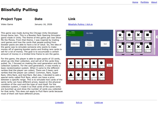Project-Pages/blissfully_pulling screenshot