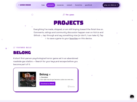 projects screenshot