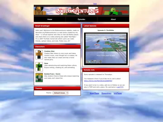 Website screenshot